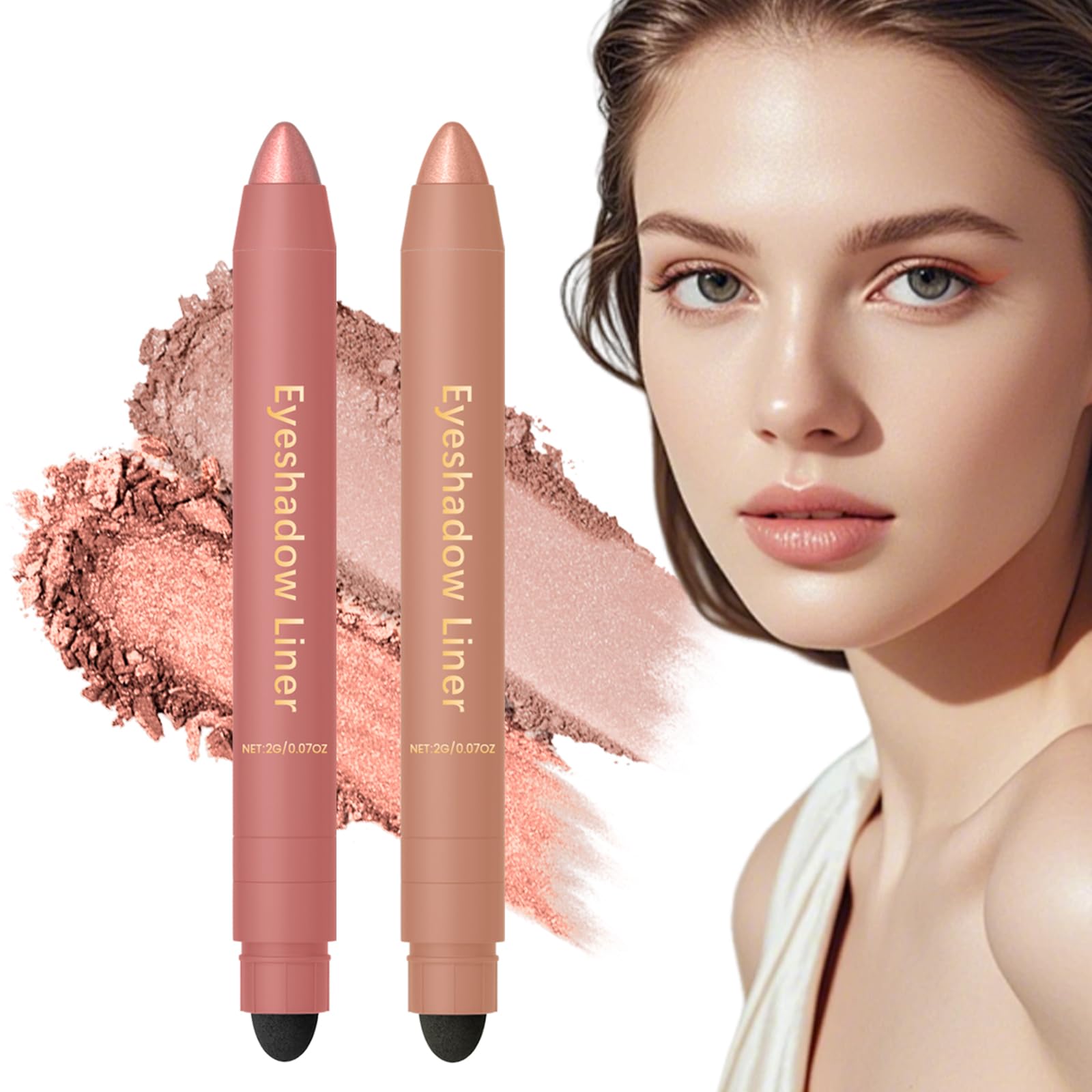 Baisen Diary 2-in-1 eye makeup sponge blender end
