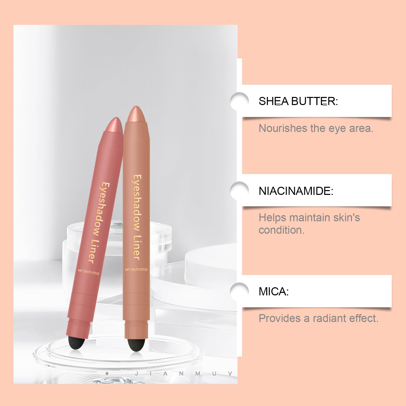 Professional eye look created with Baisen Diary 2-in-1 liner