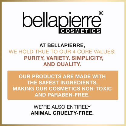Close up texture of Bellapierre Champagne mica powder