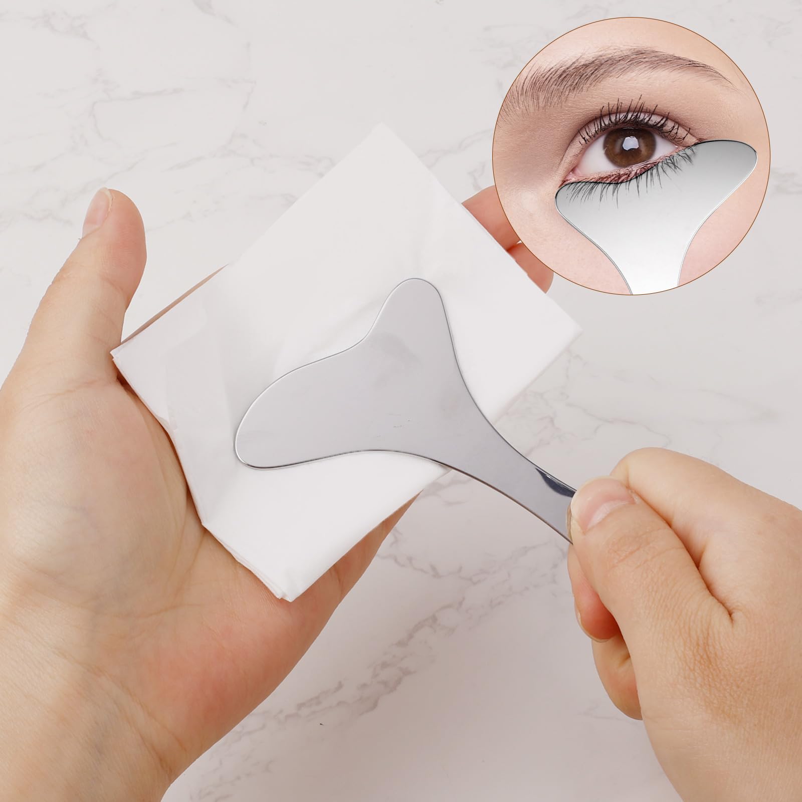 Gosknor eyeliner template tool for sharp eyeshadow look