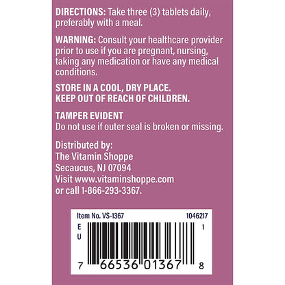 The Vitamin Shoppe Alfalfa 500mg green food dietary supplement