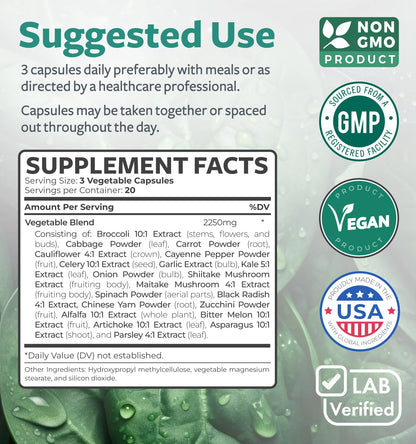 Healths Harmony super greens non-GMO certification label