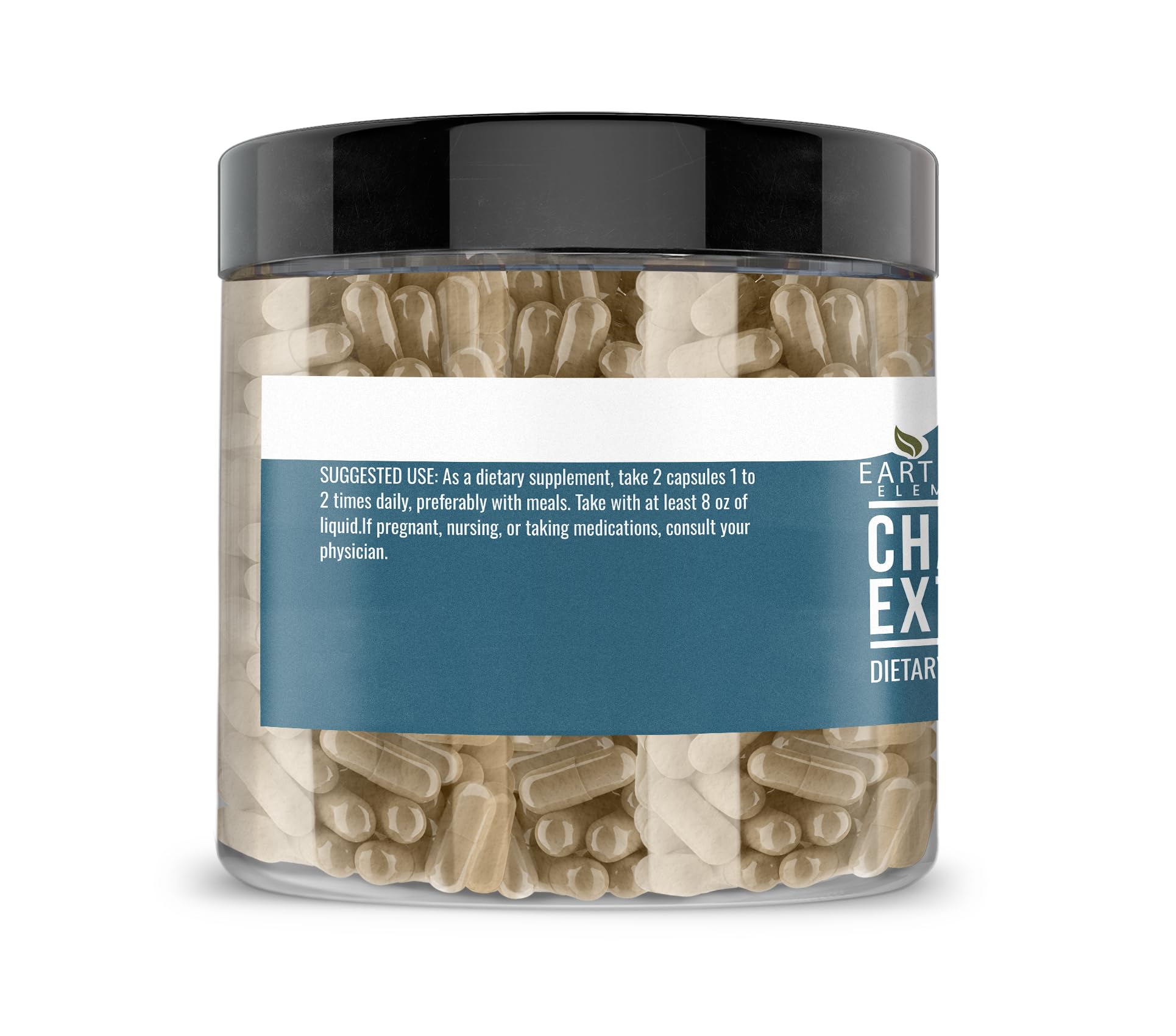 Concentrated pure chamomile extract 200 capsules packaging highlighting the 100 day supply.