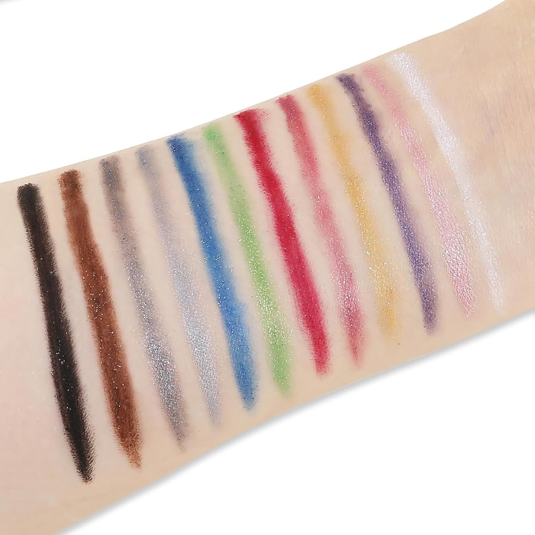 Linble multiuse eye makeup pencil set with glitter finish