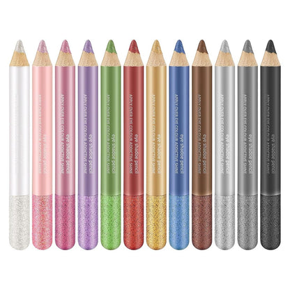 Linble 12 piece shimmer eyeshadow and eyeliner collection