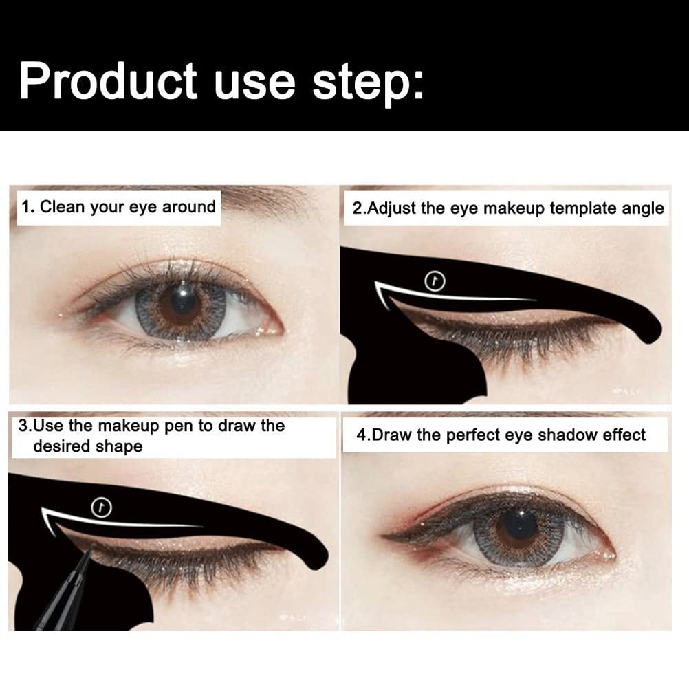 Two Piece Cat Eyeliner Stencil Kit For Smoky Eyes