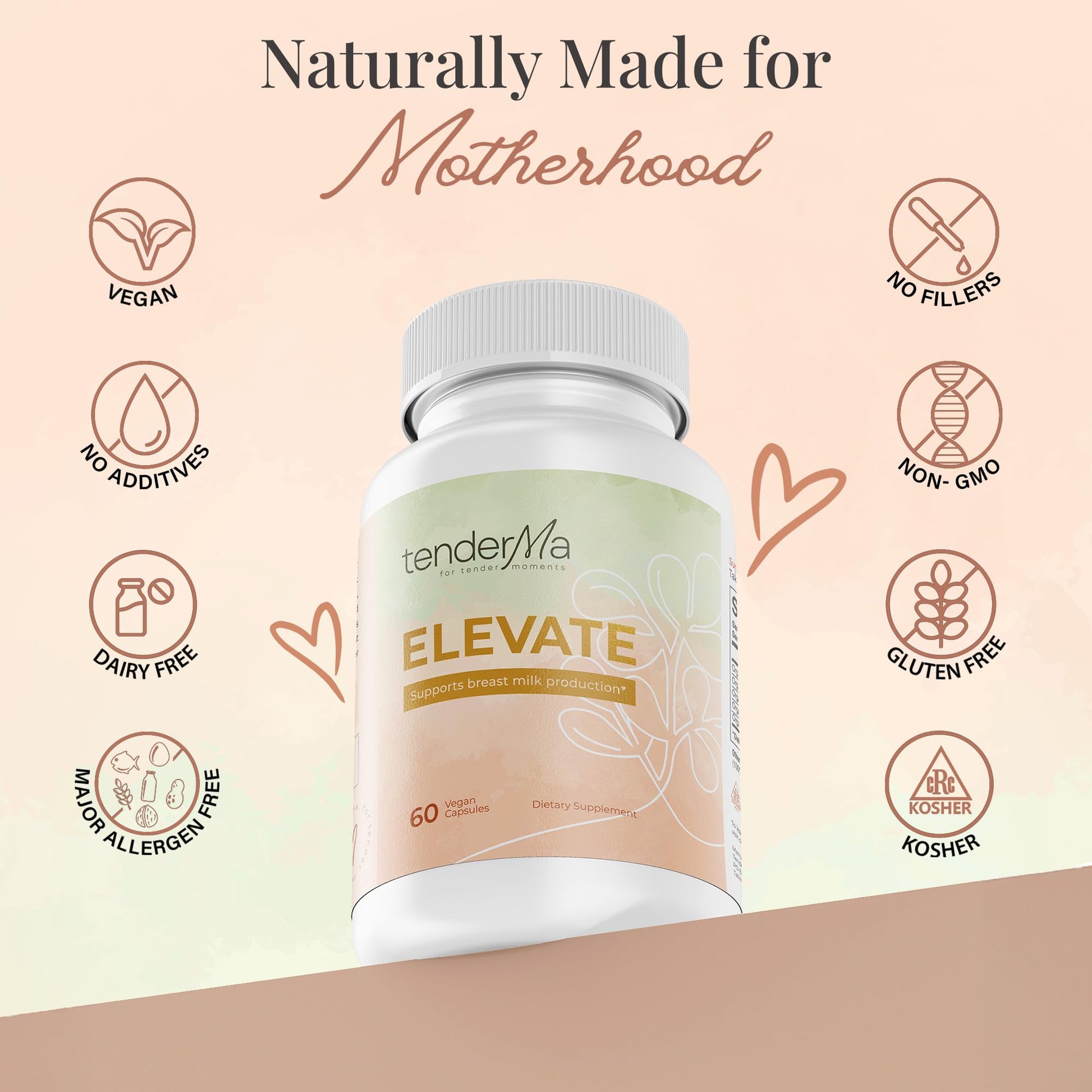 TenderMa Elevate natural breast milk supply booster