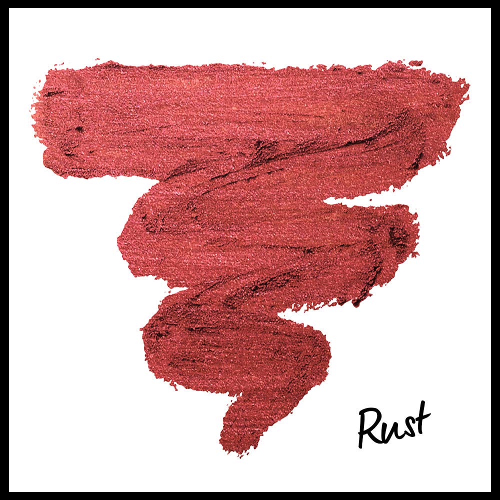 Hand swatch of NYX Jumbo Eye Pencil in Rust shade