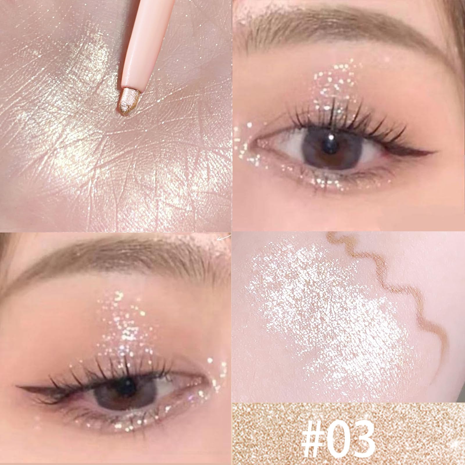 Full 3 piece Nobeka eye makeup set packaging