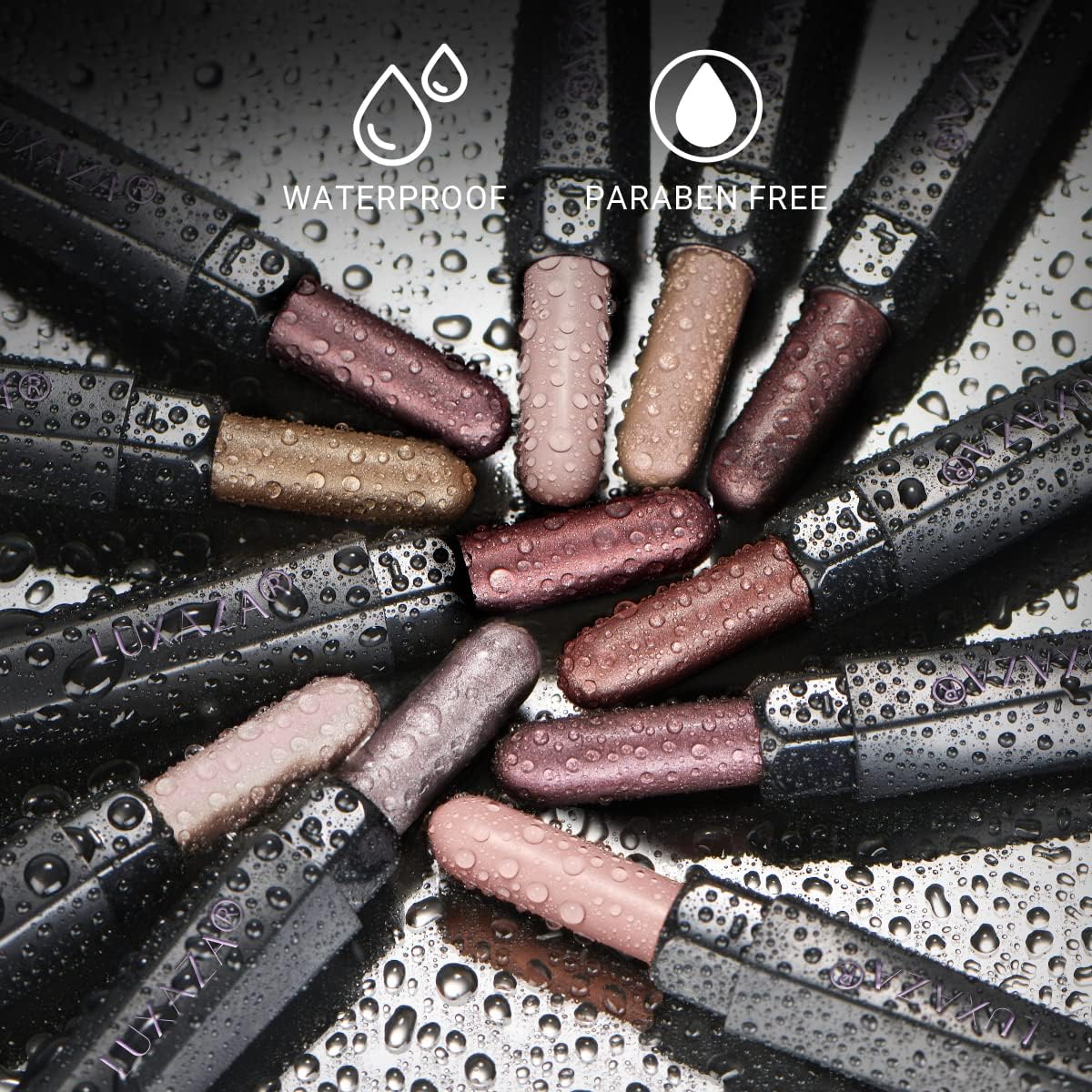 Luxaza eye brightener makeup stick application demonstration