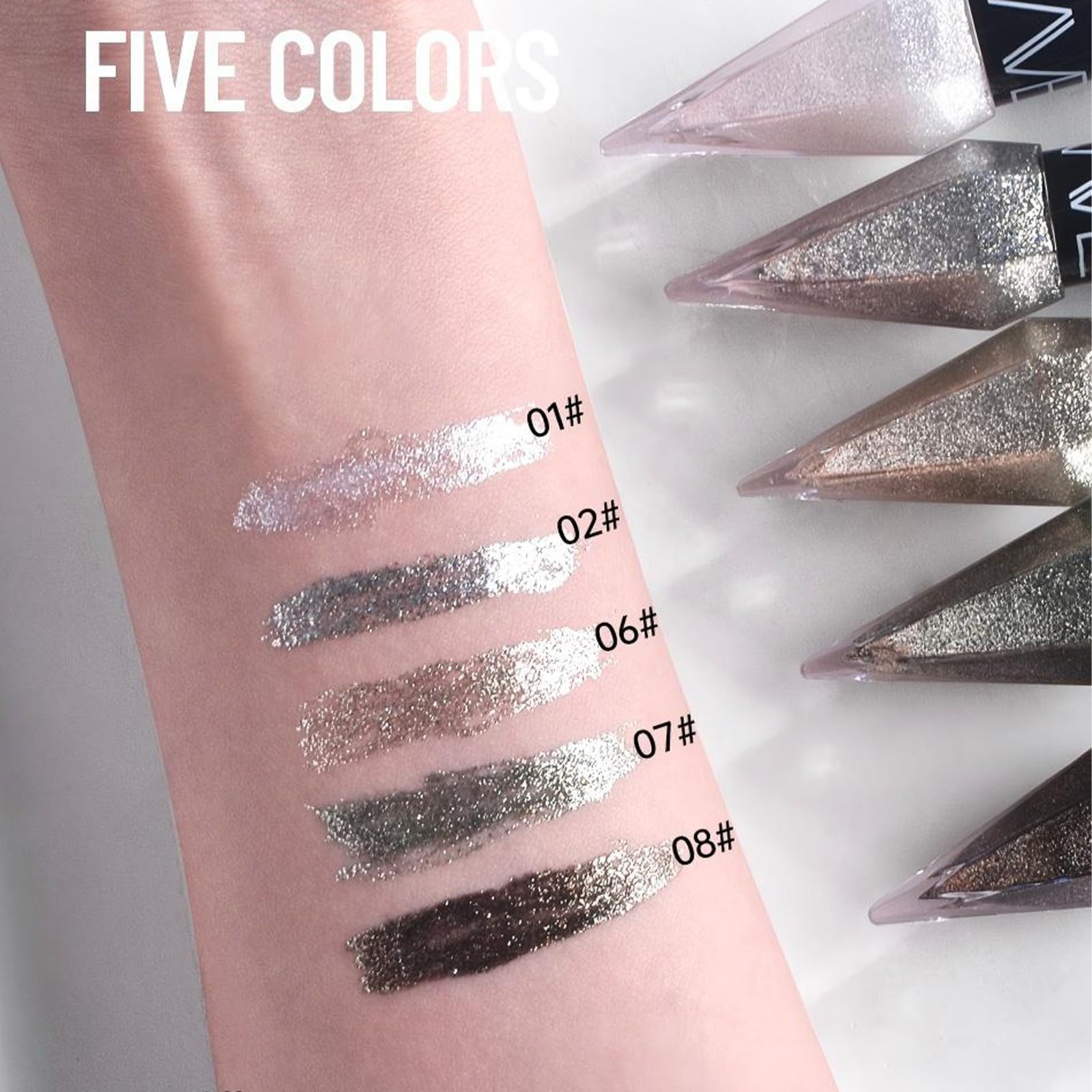 Full collection of Diamond B glitter eyeshadow set