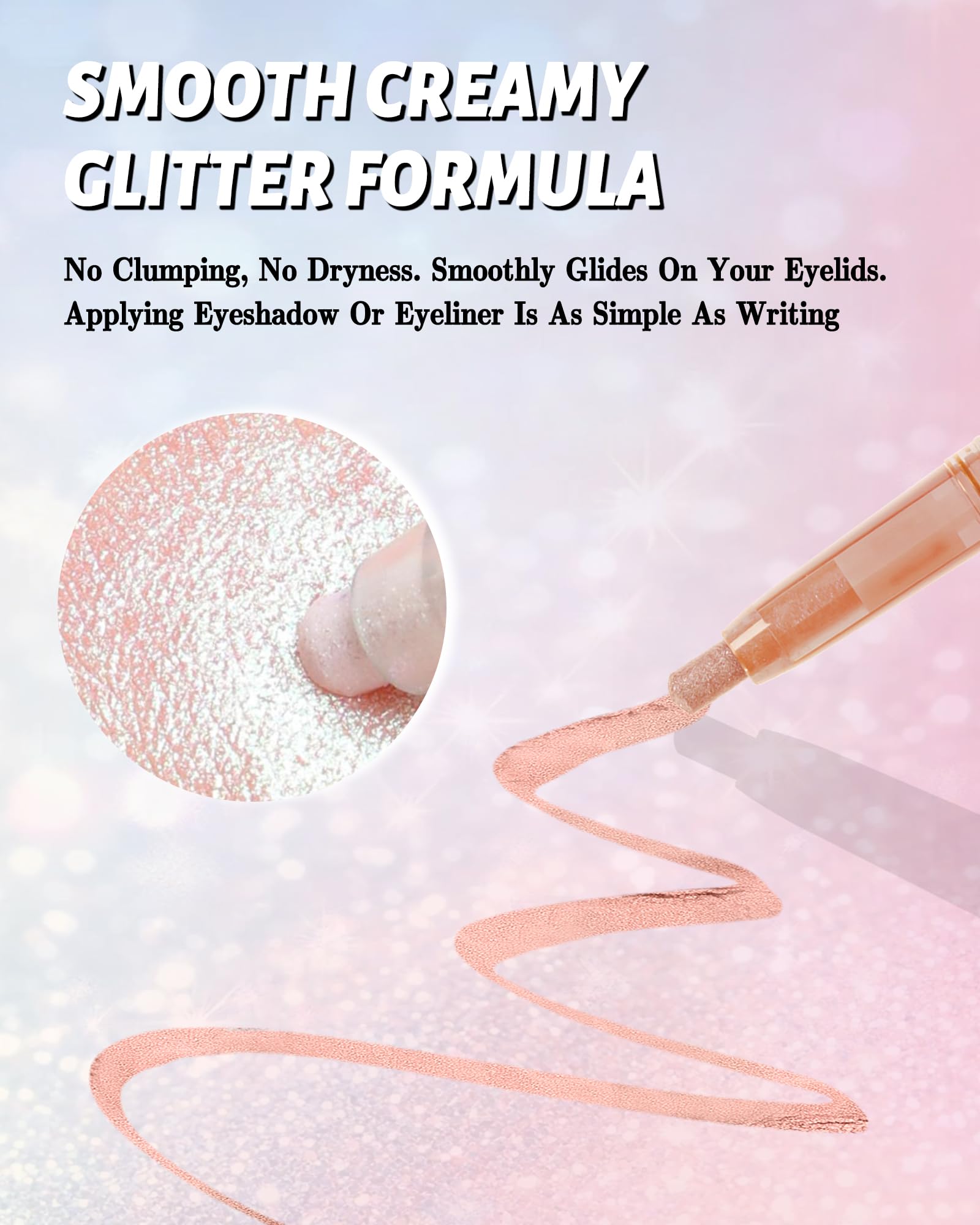 Caedelfly shimmer eyeshadow stick packaging details