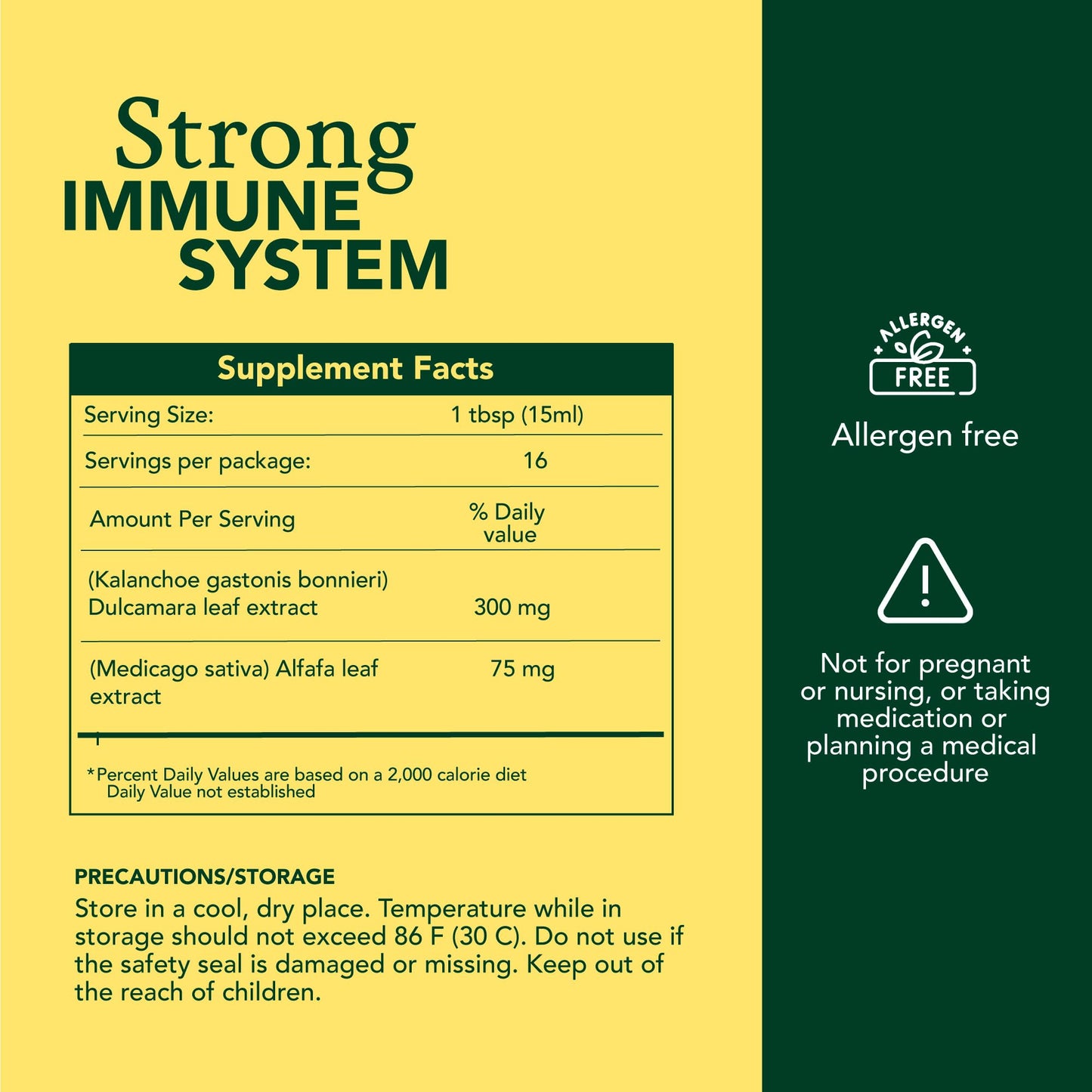 Side view of Vall Inmunolive liquid dietary supplement