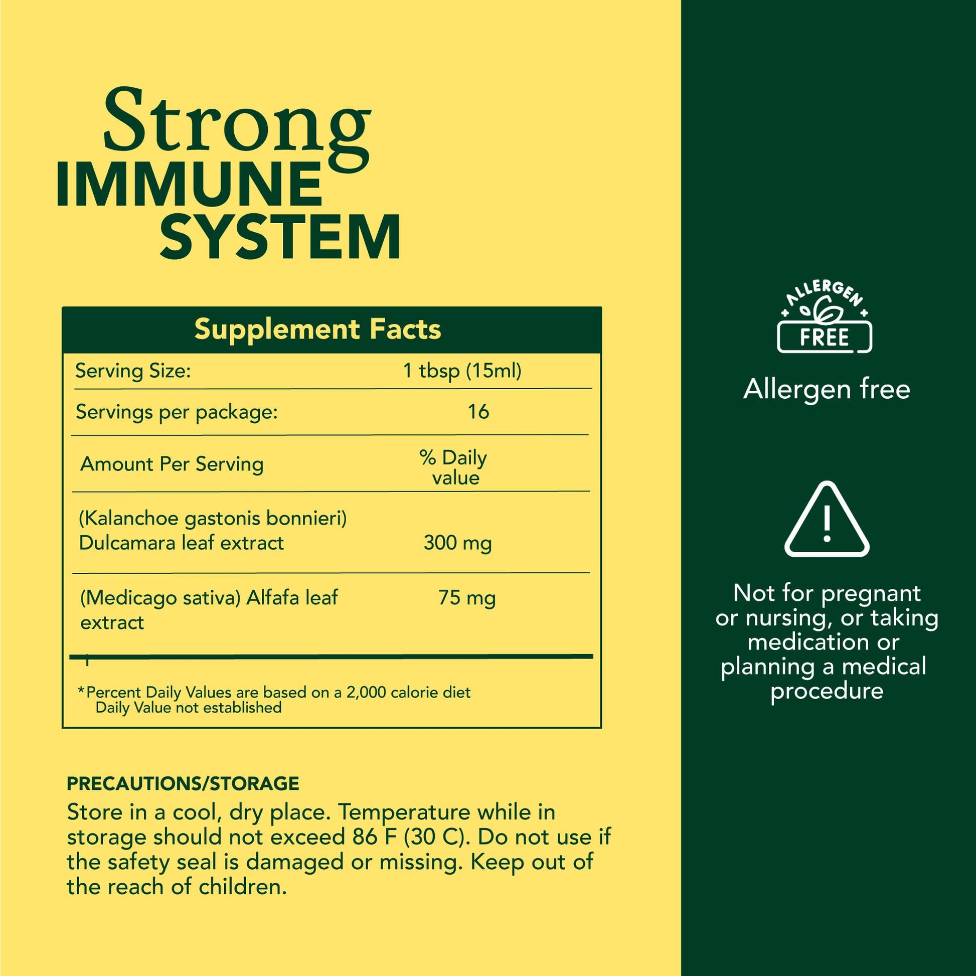 Side view of Vall Inmunolive liquid dietary supplement