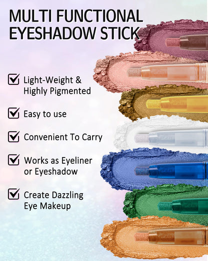 Caedelfly waterproof eye makeup stick applicator