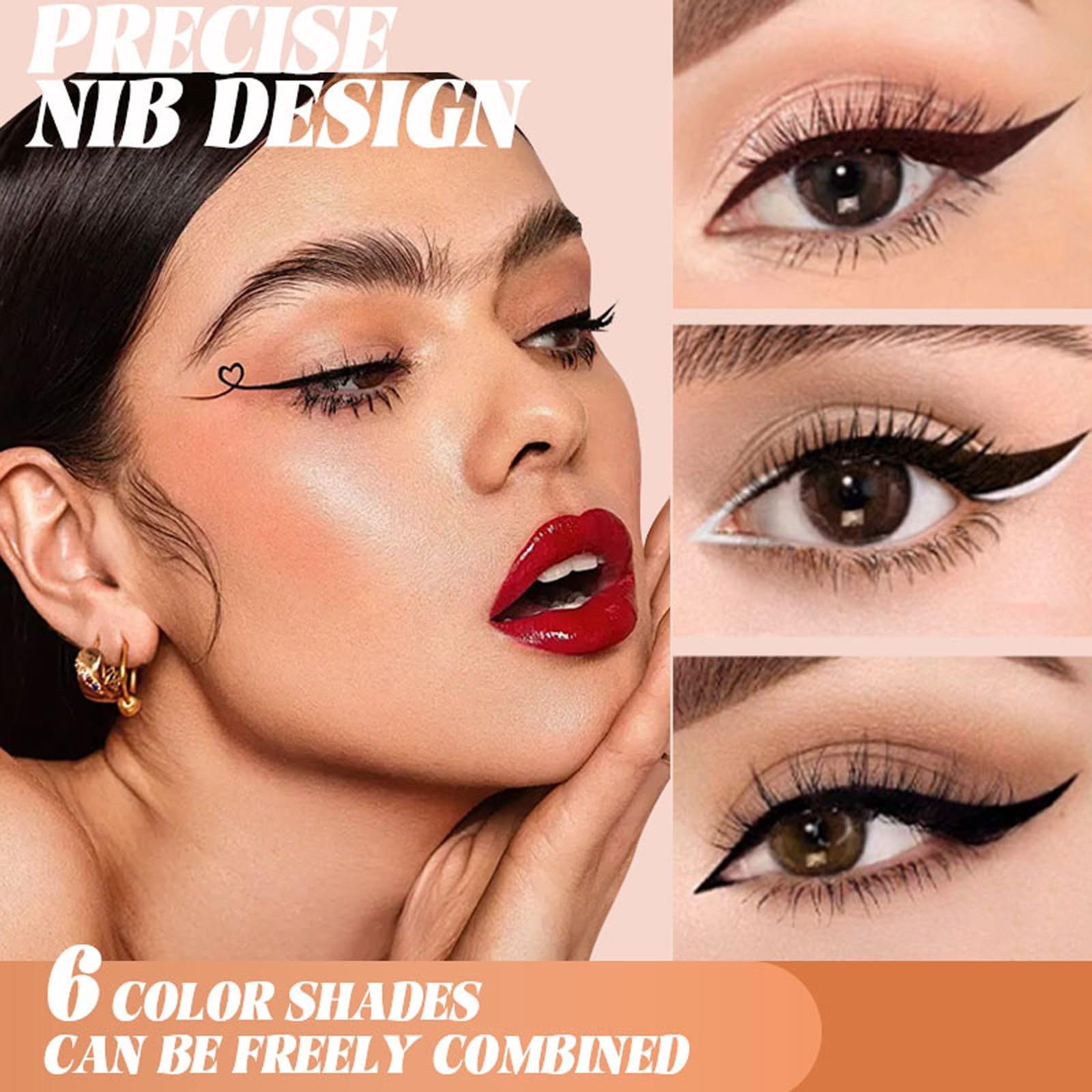 MooGlamor Shimmery Pink series eyeshadow sticks arranged