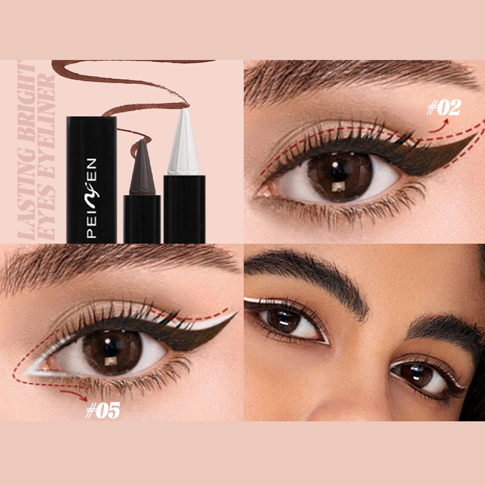Close up of MooGlamor glitter eyeliner tip