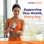 Vitamatic Chamomile sleep aid supplement 240 count package directions and details