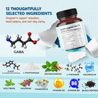 Authentic PeakPury vegan dietary supplement packaging for mood and sleep regulation.