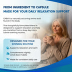 PeakPury GABA 5-HTP and L-Theanine blend highlighting the 75-day supply feature.