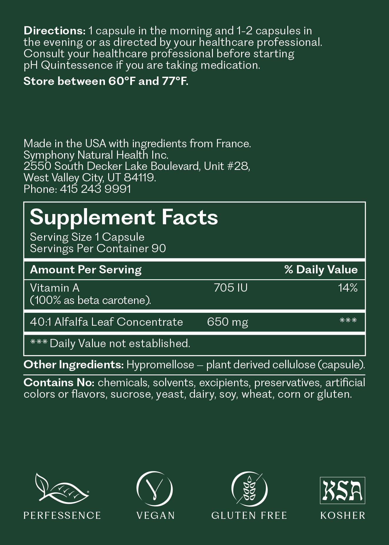 Vegan capsules for daily greens support and detoxification