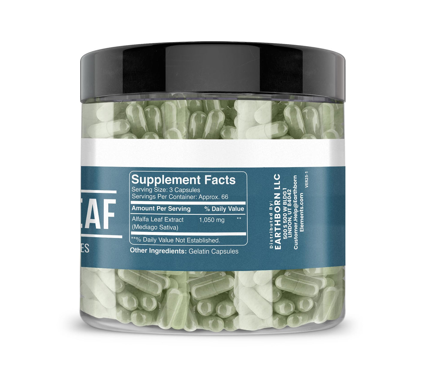 Earthborn Elements herbal supplement capsule bottle