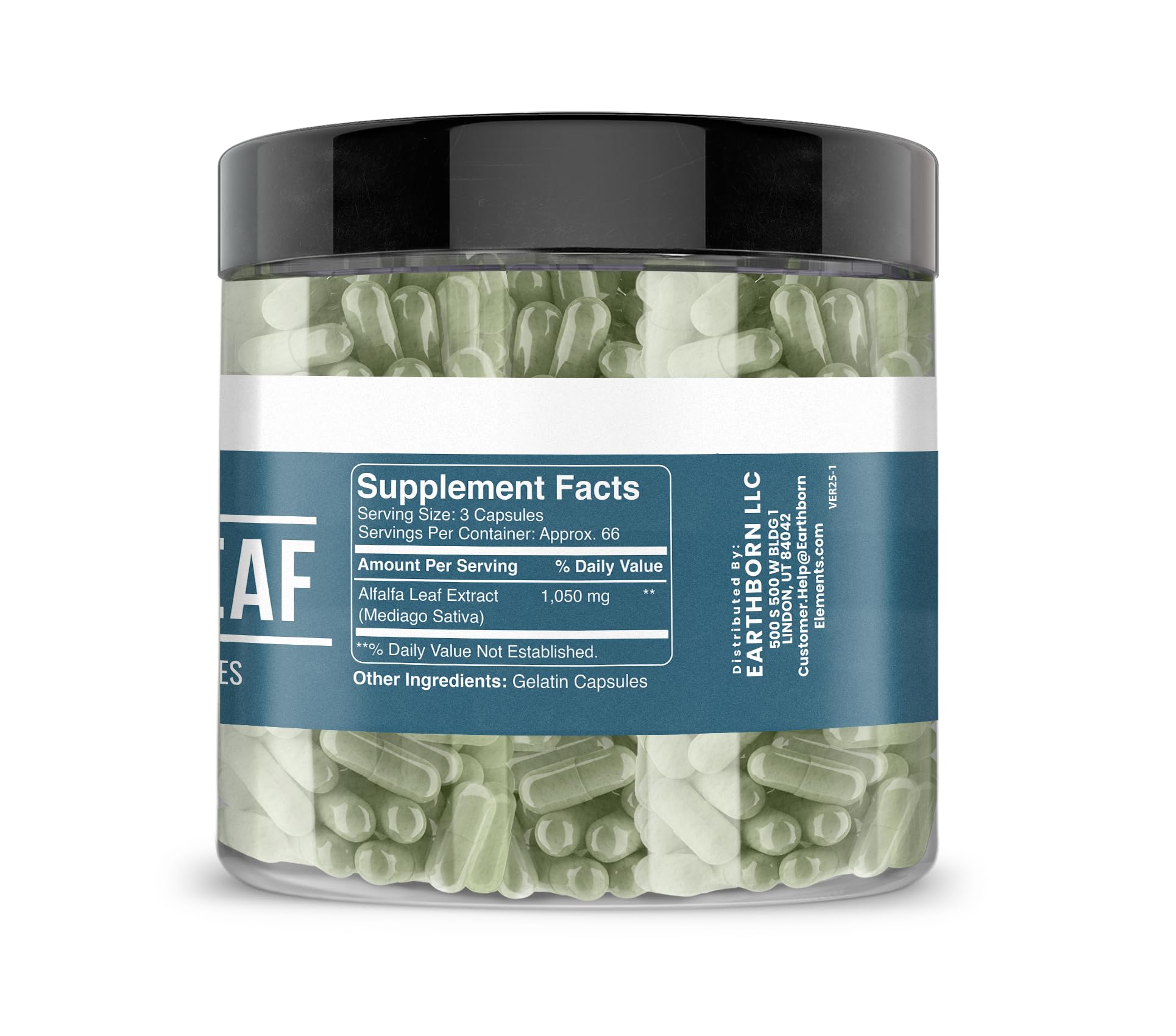 Earthborn Elements herbal supplement capsule bottle