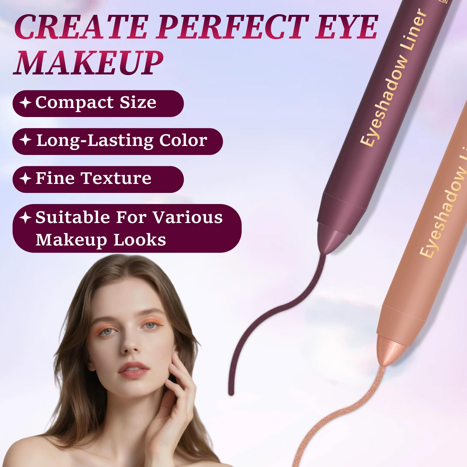 Duo ended design of MySite 2-in-1 eyeliner pencil