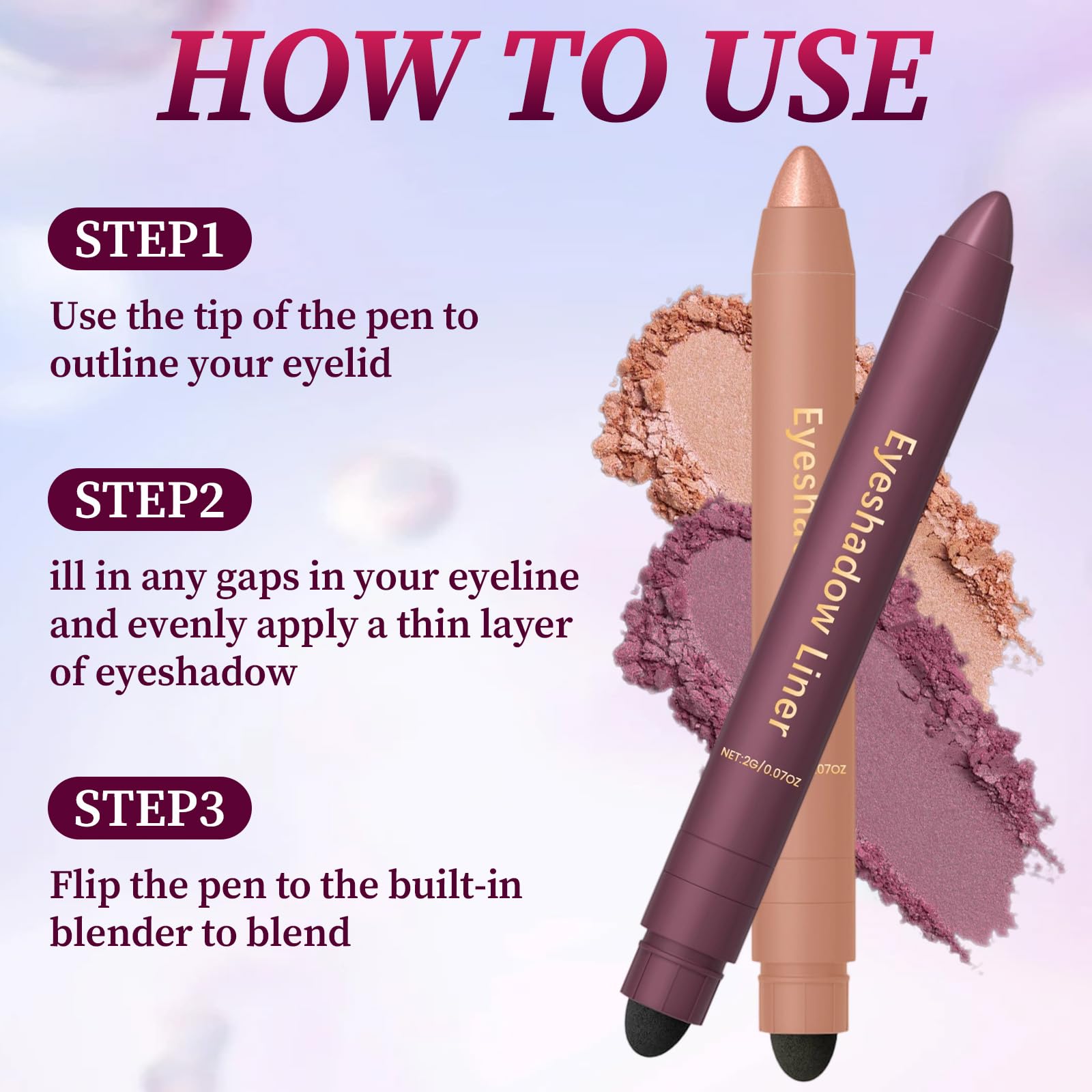 Handheld view of MySite Shadow Liner packaging