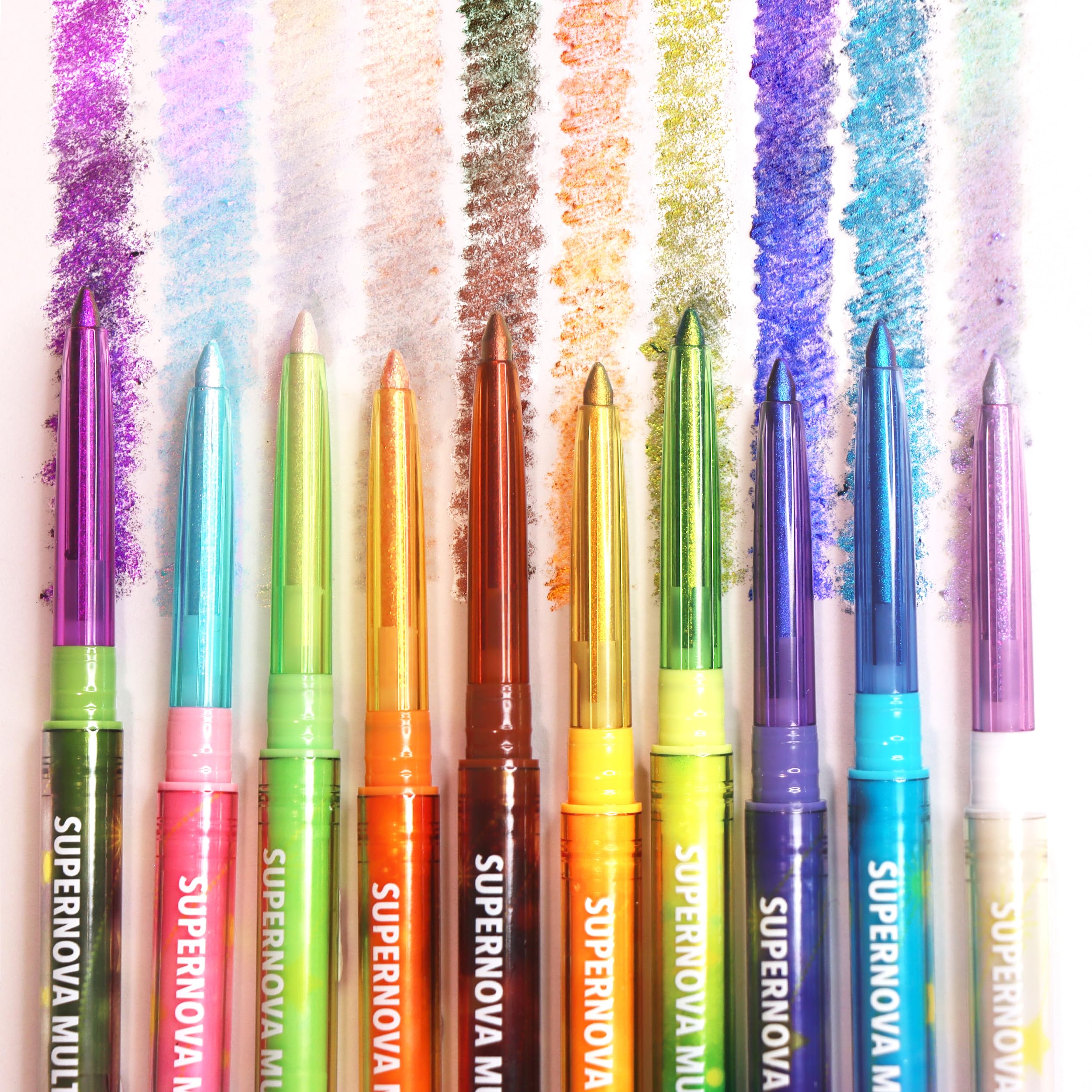 Moira Supernova Multichrome Gel Liner showing built-in sharpener