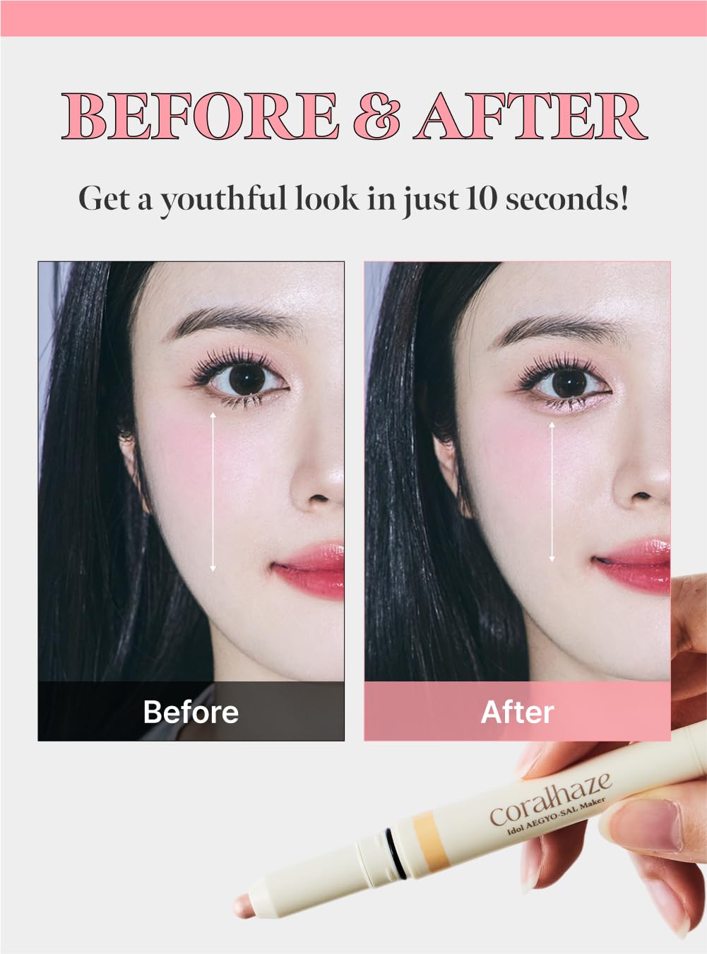 Coralhaze eye makeup pen packaging details