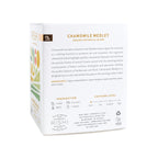 Rishi Chamomile Medley caffeine free tea sachets packaging display