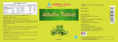 Premium Alfalfa tablets for immunity and health support