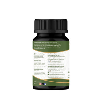 Side view of Organic Spree Alfalfa Medicago Sativa bottle