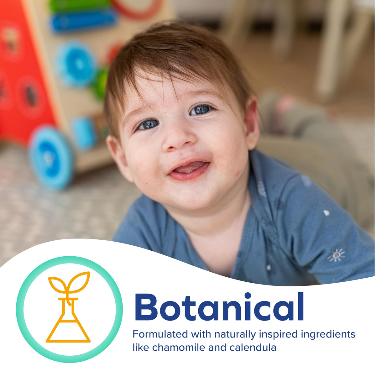 Dr. Talbot's infant calming supplement quick dissolve bottle layout
