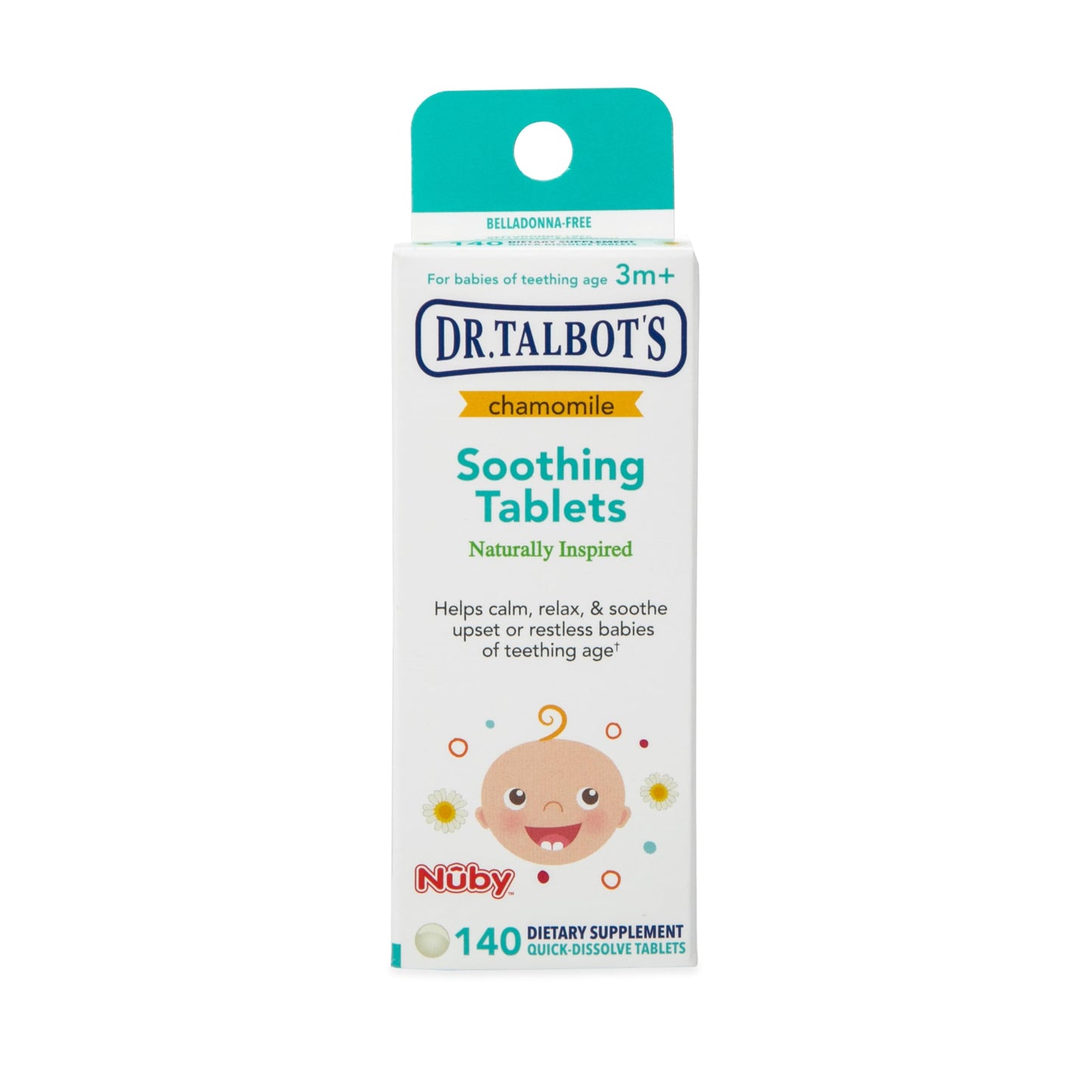 Authentic USA imported Dr. Talbot's chamomile tablets for fussy babies