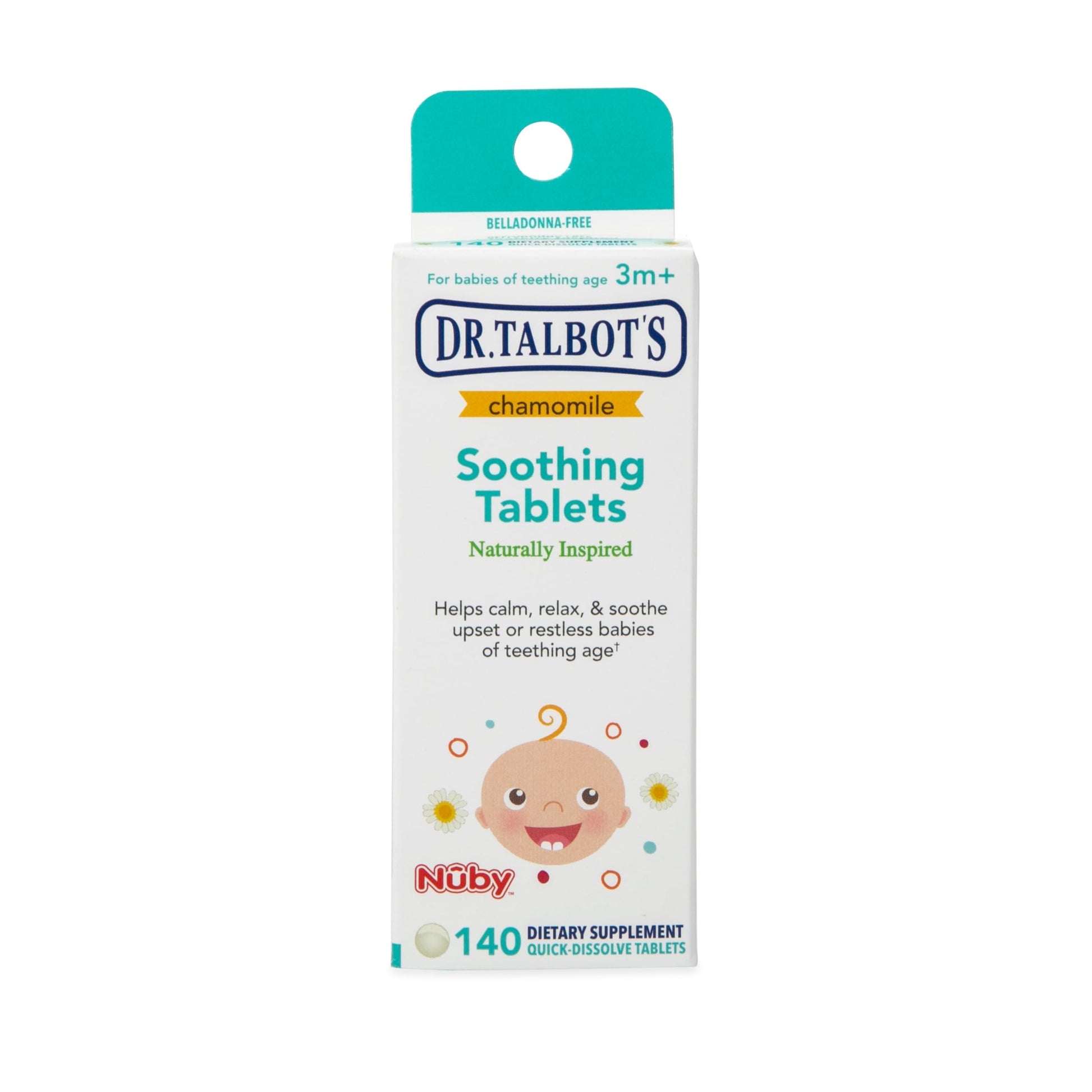 Authentic USA imported Dr. Talbot's chamomile tablets for fussy babies