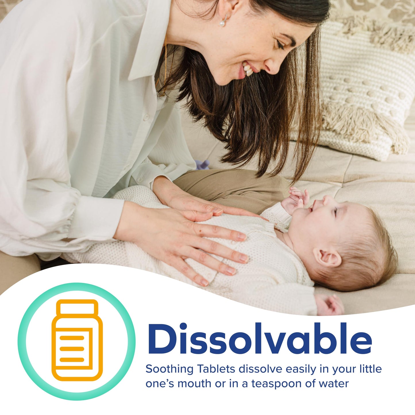 Dr. Talbot's natural botanical chamomile tablets for restless babies