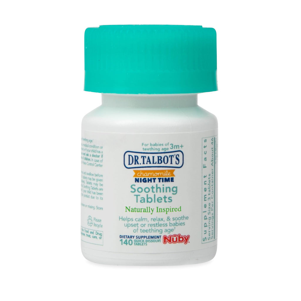Benzocaine free baby teething relief tablets by Dr. Talbot's
