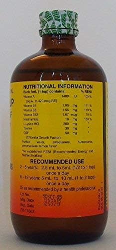 Cherifer nutritional supplement liquid bottle label