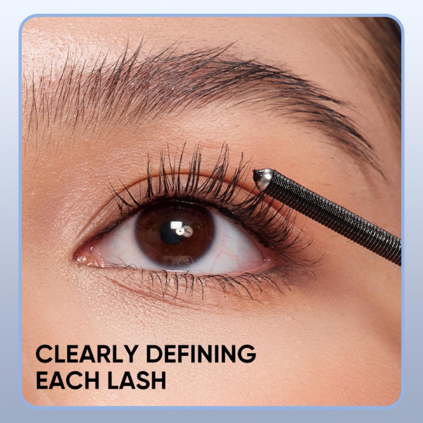 Model wearing Judydoll 3D Curling Eyelash Iron Mascara