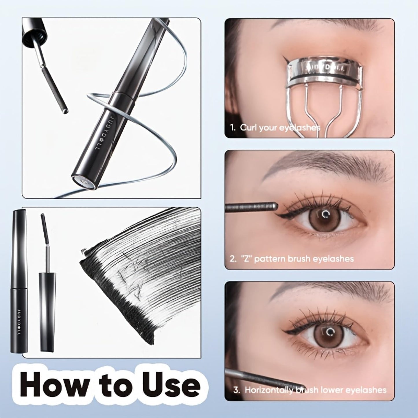 Judydoll mascara packaging showing authentic branding