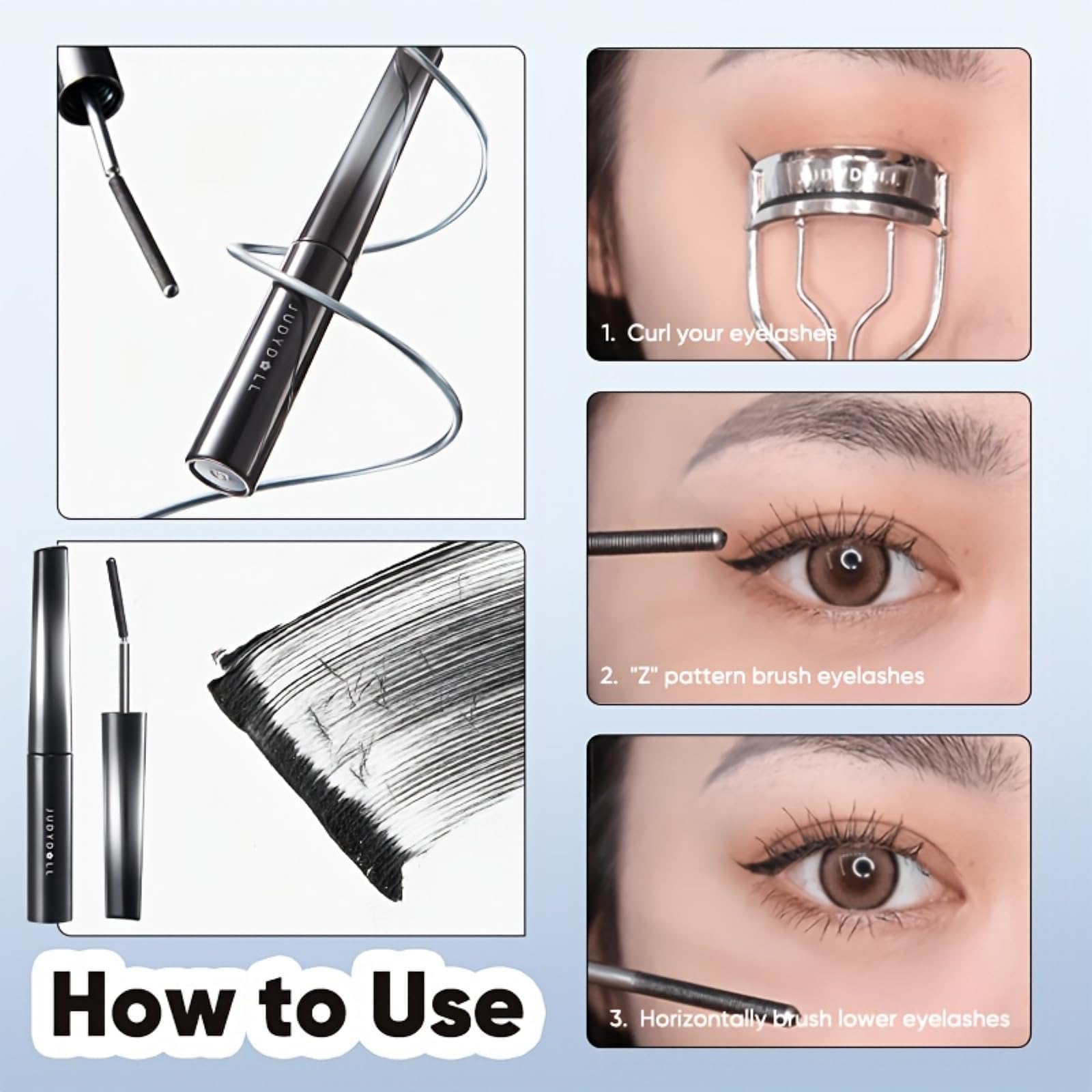 Judydoll mascara packaging showing authentic branding