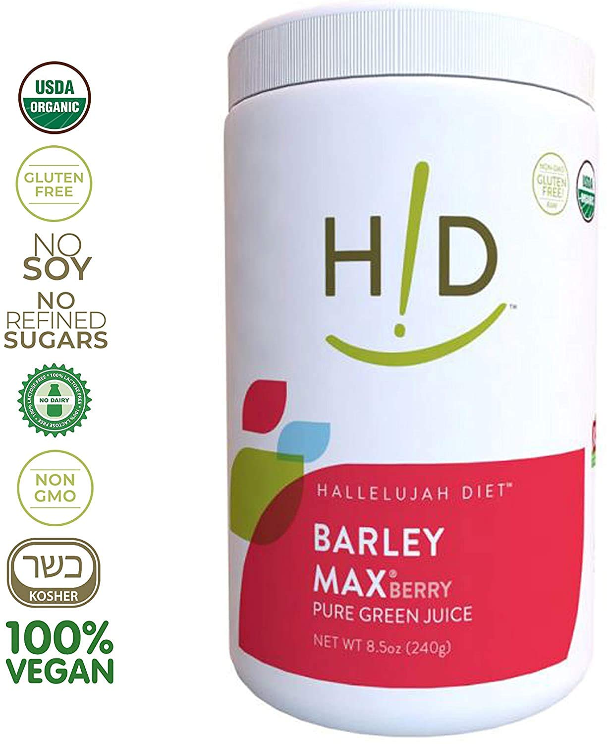 Hallelujah Diet BarleyMax raw juice powder powder texture