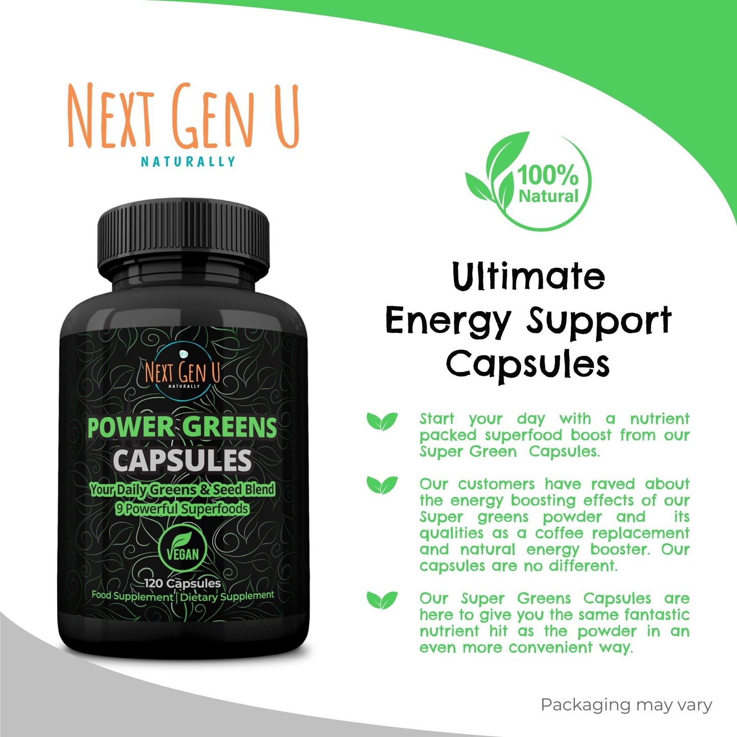 Next Gen U 120 capsules bottle side profile