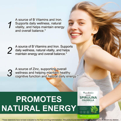 Fanshi Zuzokkaha Spirulina Chlorella supplement side profile