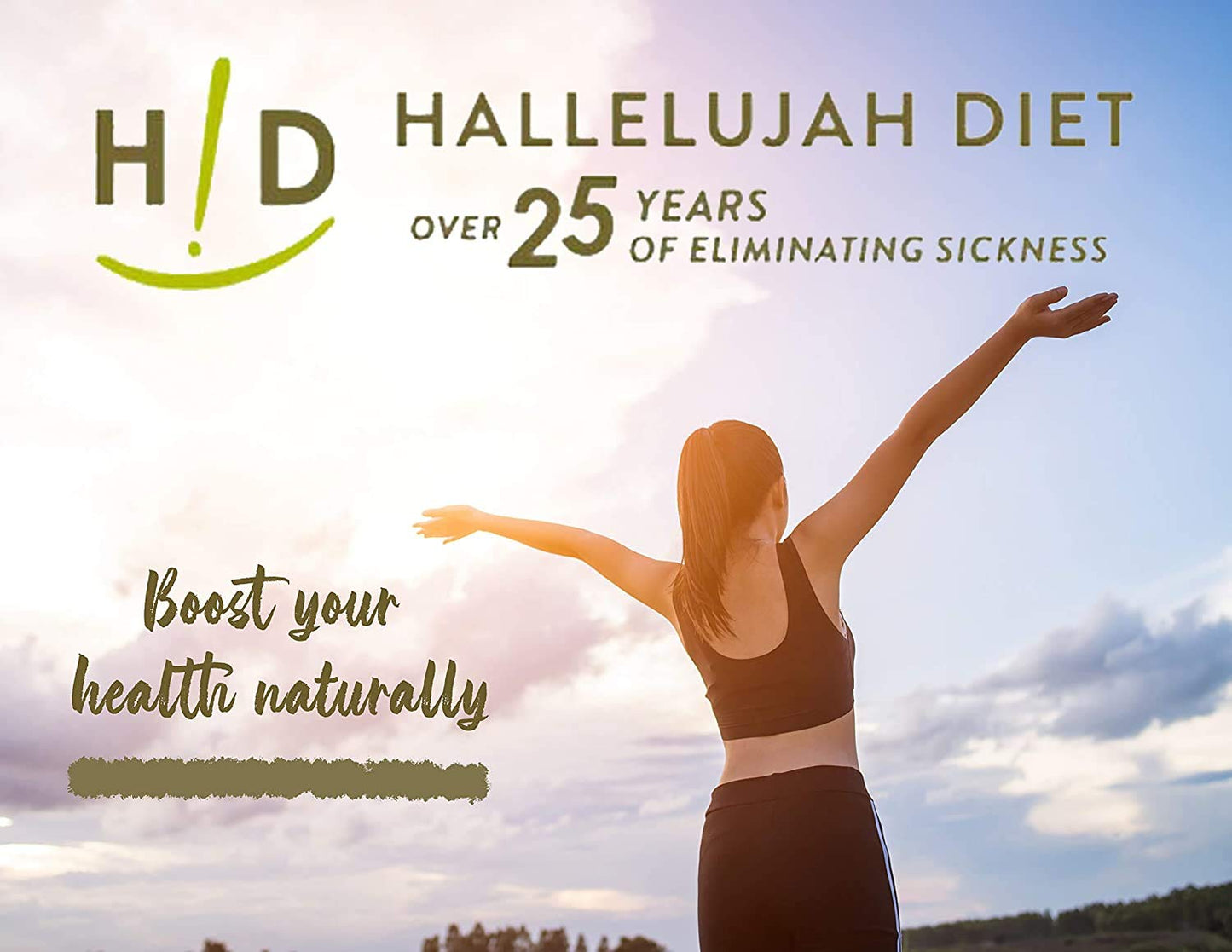 Vegan and non-GMO labels on Hallelujah Diet BarleyMax packaging