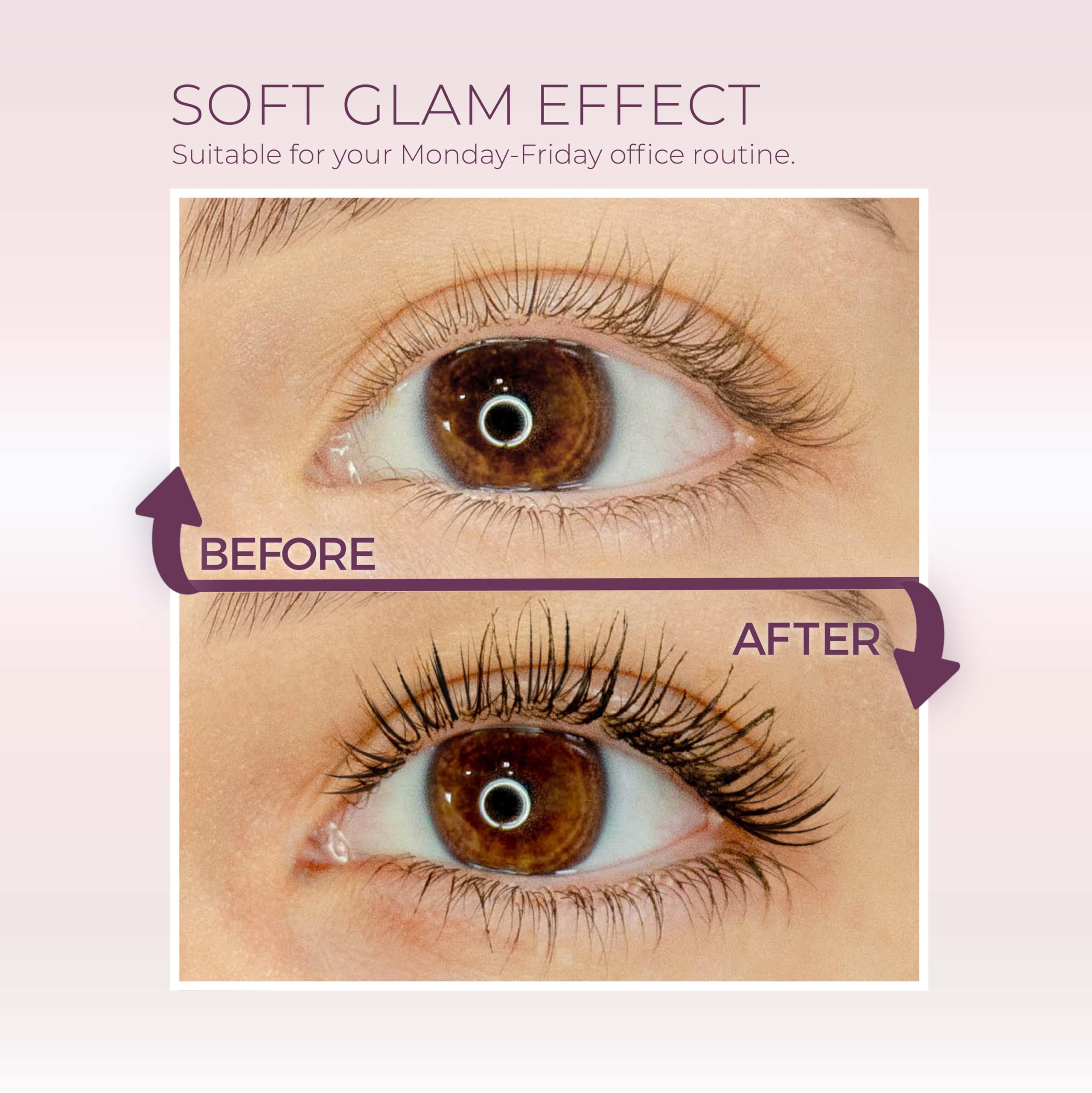 Blinc volumizing mascara packaging showcasing the precise application brush close up