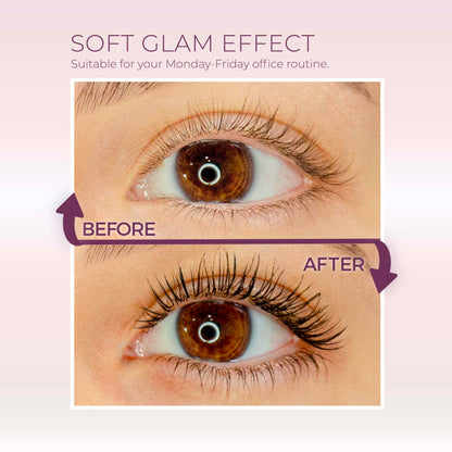 Blinc volumizing mascara packaging showcasing the precise application brush close up