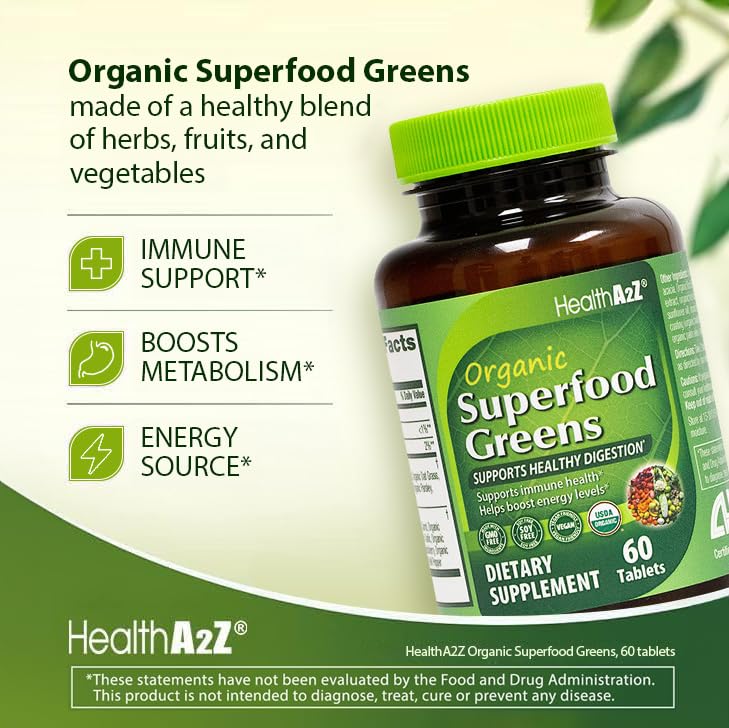 Close up of HealthA2Z supplement bottle ingredients list